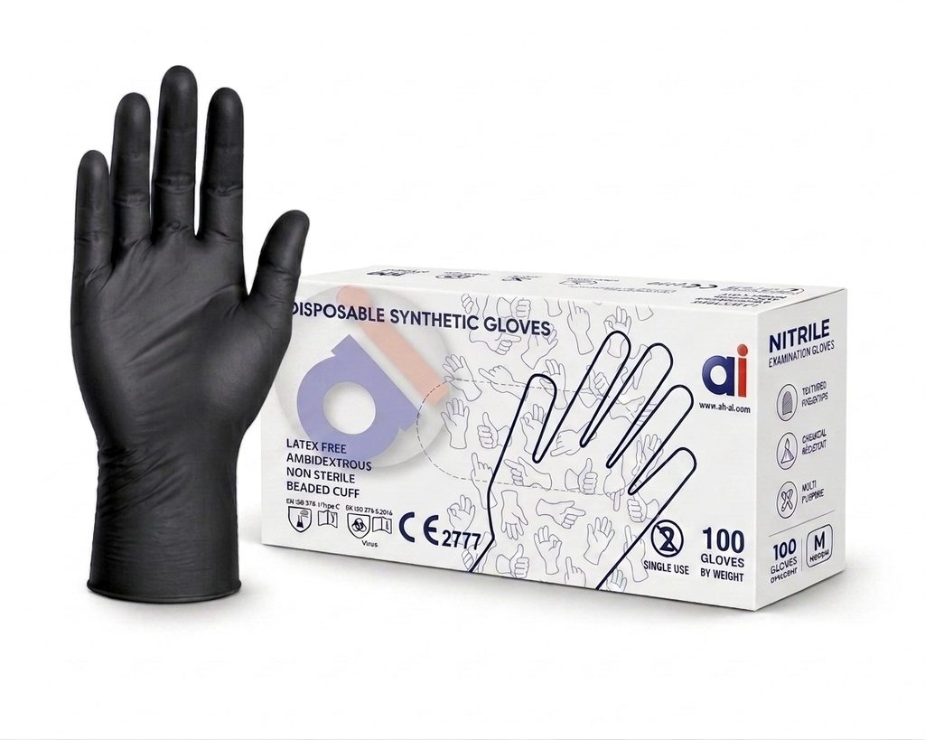24Med HybridCare™ 5 Mil Powder-Free Synthetic Examination Gloves