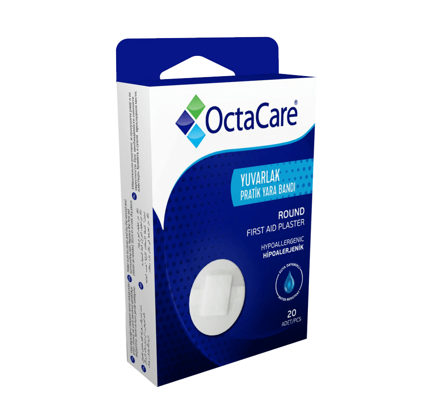 24Med OctaCare™ Round First Aid Plaster