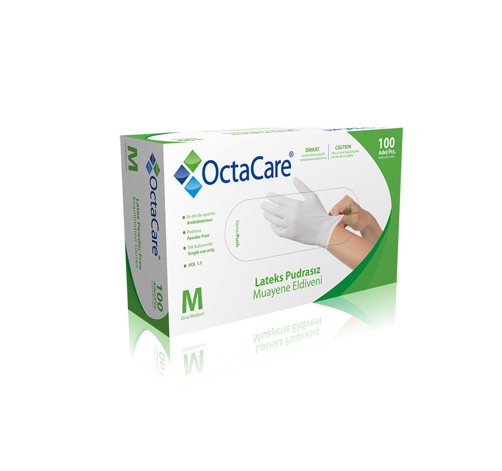 24Med OctaCare™ Latex Examination Glove - Powder Free thumbnail 2
