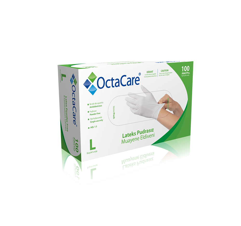 24Med OctaCare™ Latex Examination Glove - Powder Free thumbnail 3