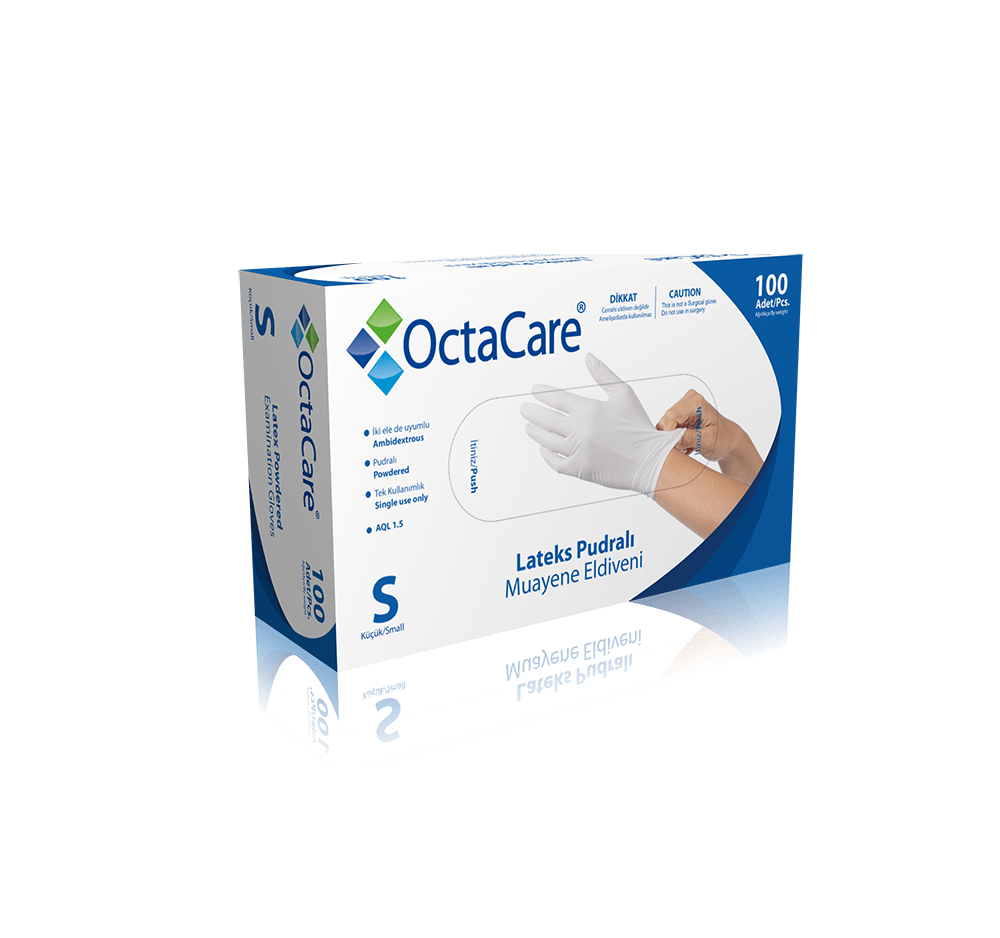 24Med OctaCare™ Latex Examination Glove - Powdered